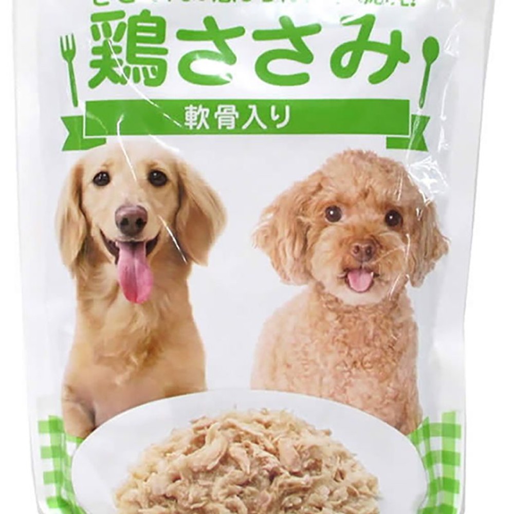 食べ応えのある鶏ささみの犬用パウチ　軟骨入り70ｇ×3Ｐ, その他カラー１, その他サイズ１