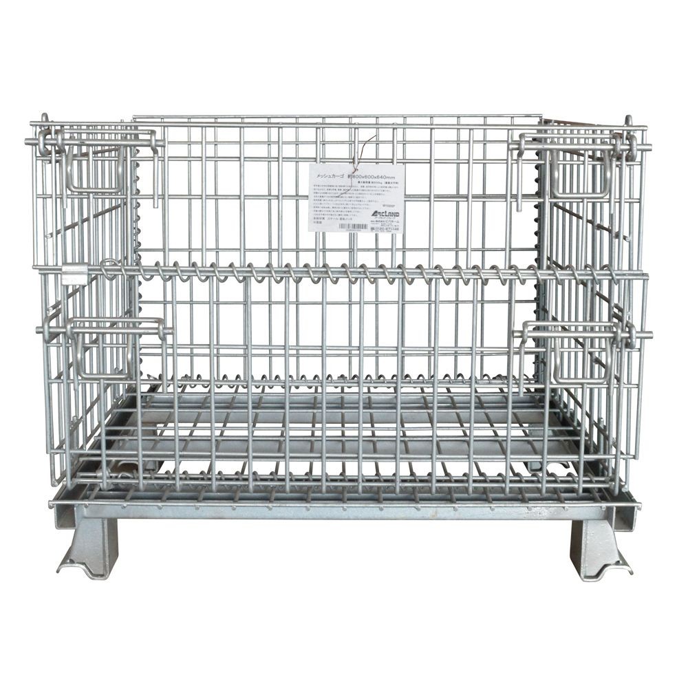 メッシュカーゴ　８００ｘ６００ｘ６４０, シルバー, 800×600×640mm