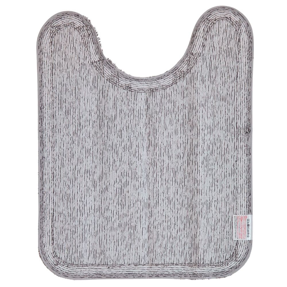 センコーＮＥＯツイード2ロングトイレマット, ブラウン, 75×60cm