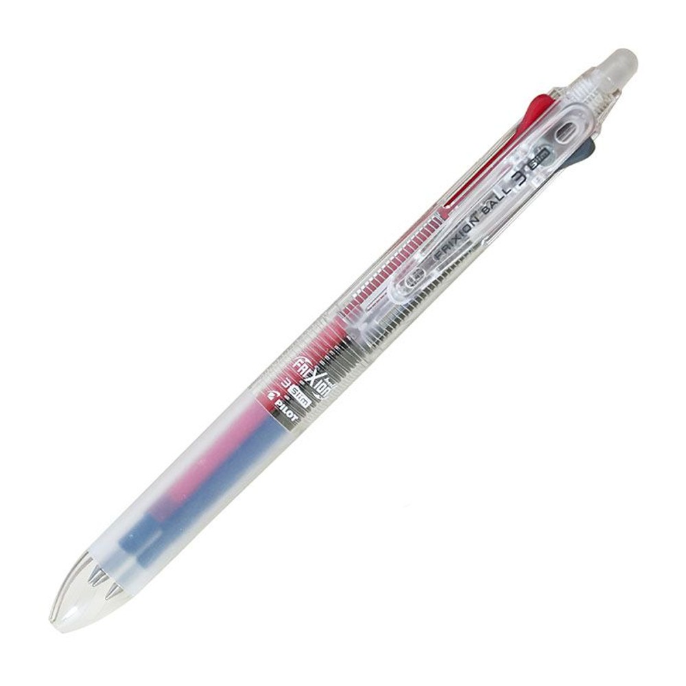 WIZ'Aプレミアム イレーザブルボールペン3スリム 黒2色＋赤1色, 黒2色＋赤1色, 芯：0.5mm