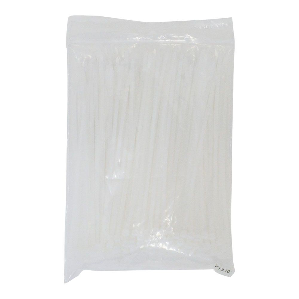 結束バンド　白２００ｍｍ×３００Ｐ, 白, 200mm