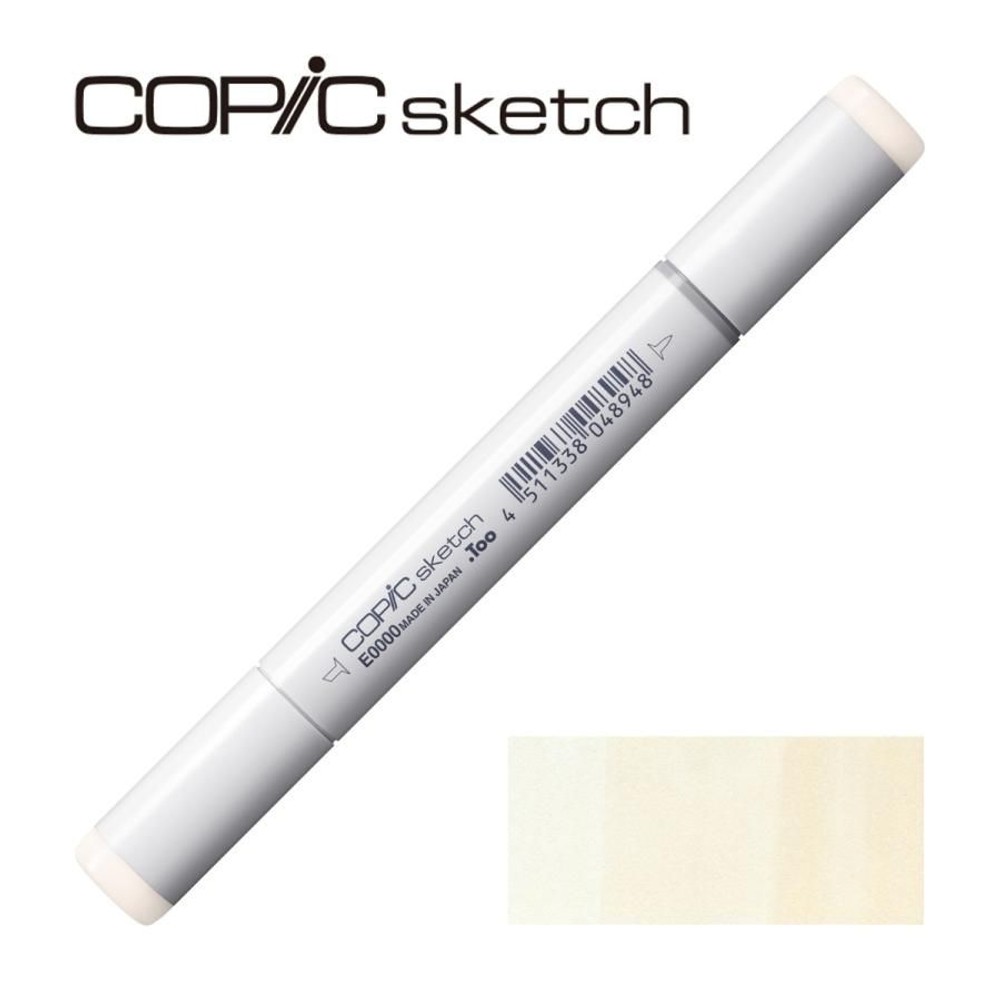 コピックスケッチ E0000 フローラル・ホワイト,  E0000 フローラル・ホワイ, スケッチ