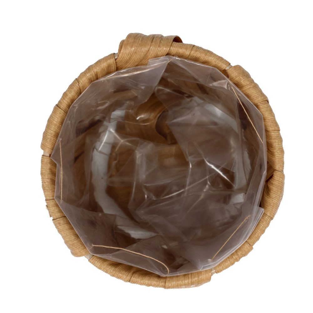 ビニールバスケット　Ｓ　クロス, グレー, S