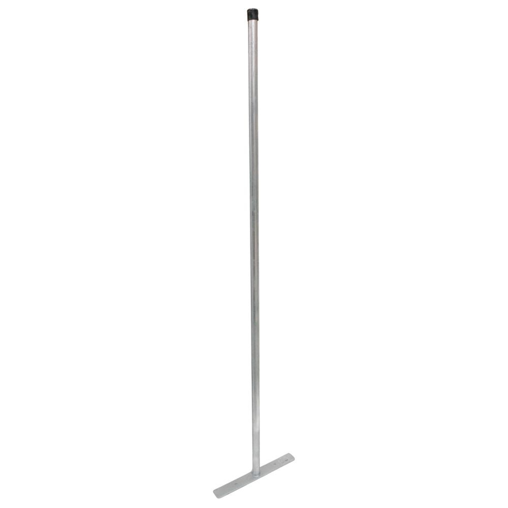アメリカンフェンス用支柱　３１．８&times;１８００, シルバー, 1800mm
