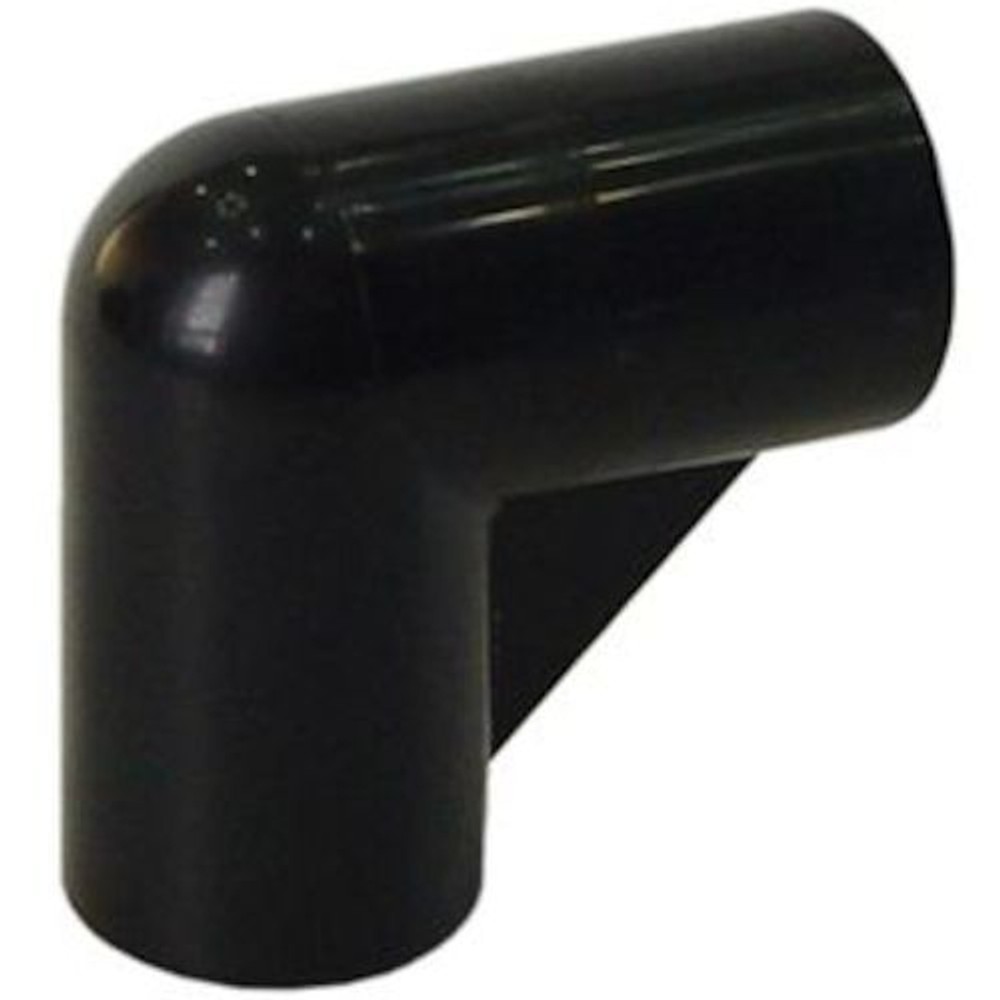 YAZAKI 矢崎化工 イレクタープラスチックジョイント J-5 S コーナー用　&Phi;28用, ブラック, J-5S（2方向（コーナー用））