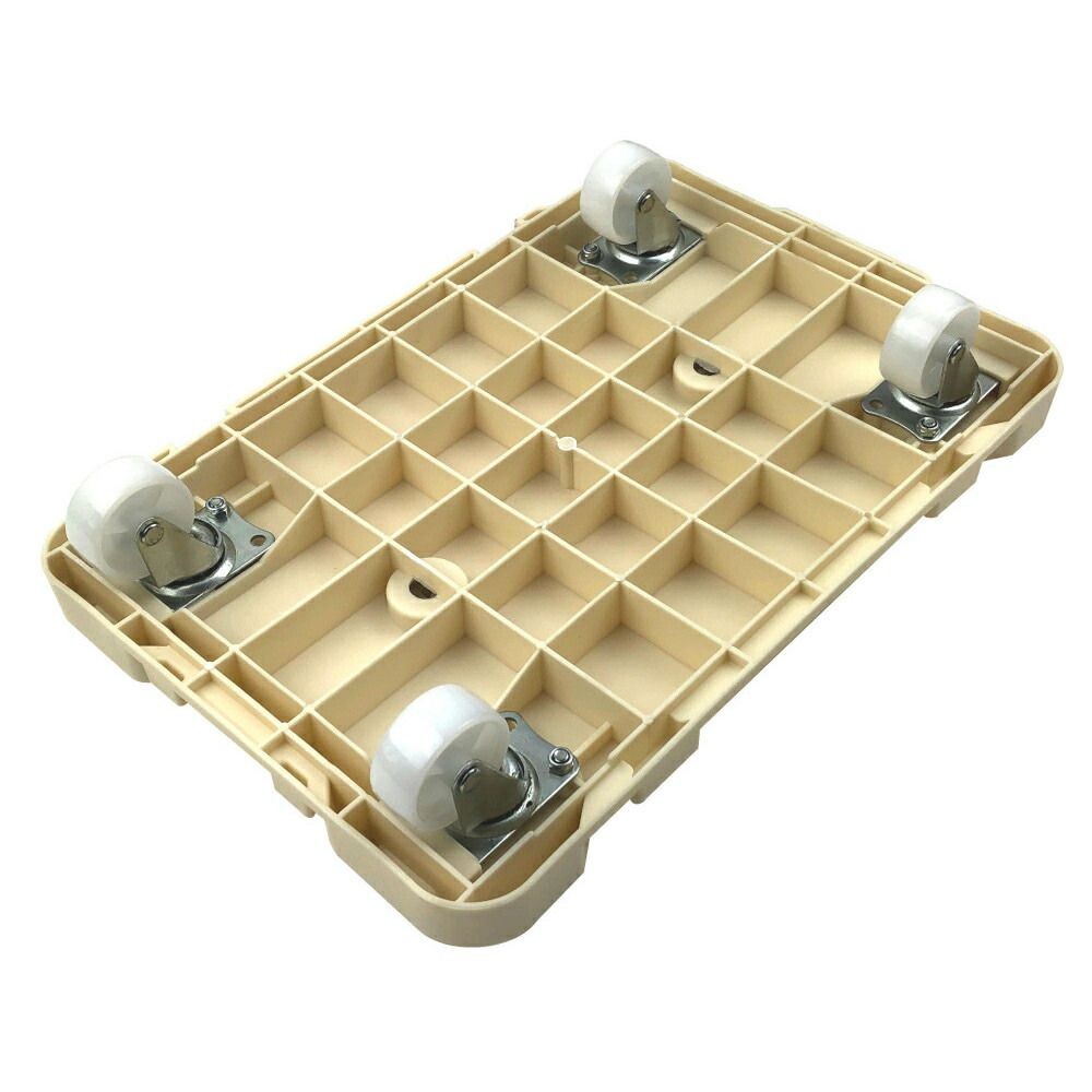 ミニ連結台車 平台車 ホワイト色 均等荷重約80kg 約幅42cm&times;奥行28cmm&times;高さ8cm PH0801X, ホワイト, 約幅42cm&times;奥行28cmm&times;高さ8cm