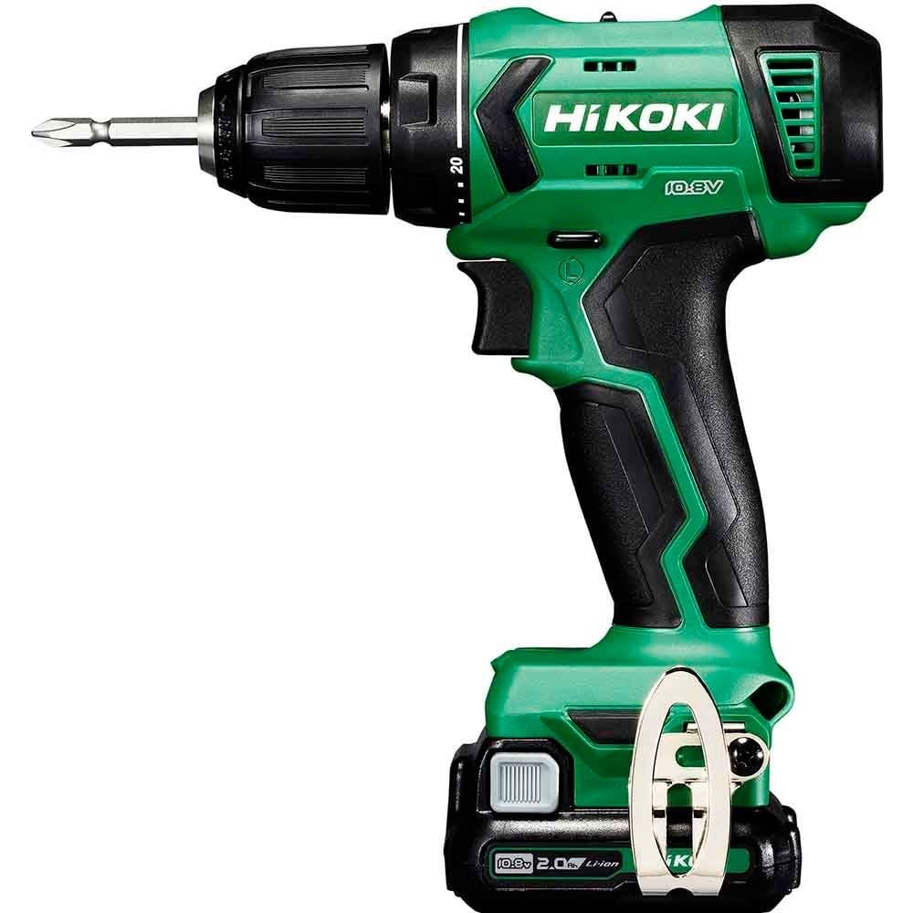 ハイコーキ　HiKOKI 10．8Ｖドライバドリル DS12DA 2BS, アグレッシブグリーン, DS12DA 2BS