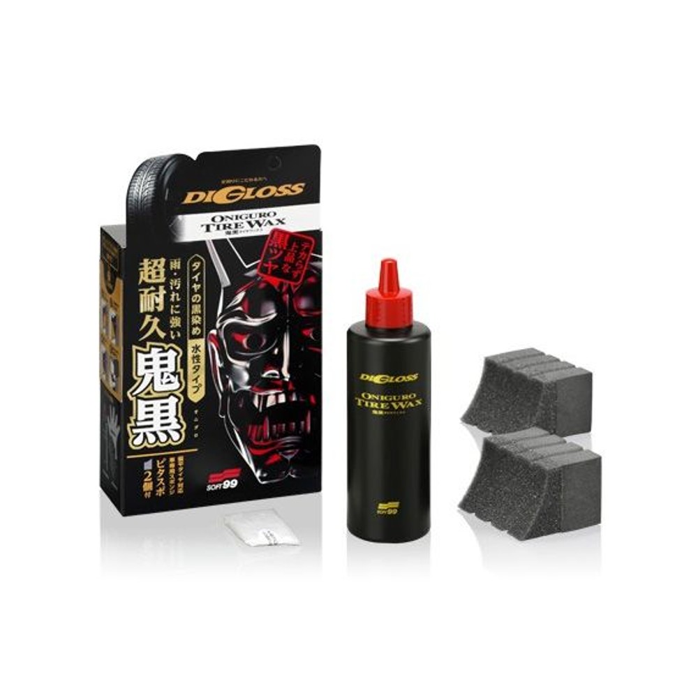 ディグロス 鬼黒 タイヤワックス, ブラック, 200ml