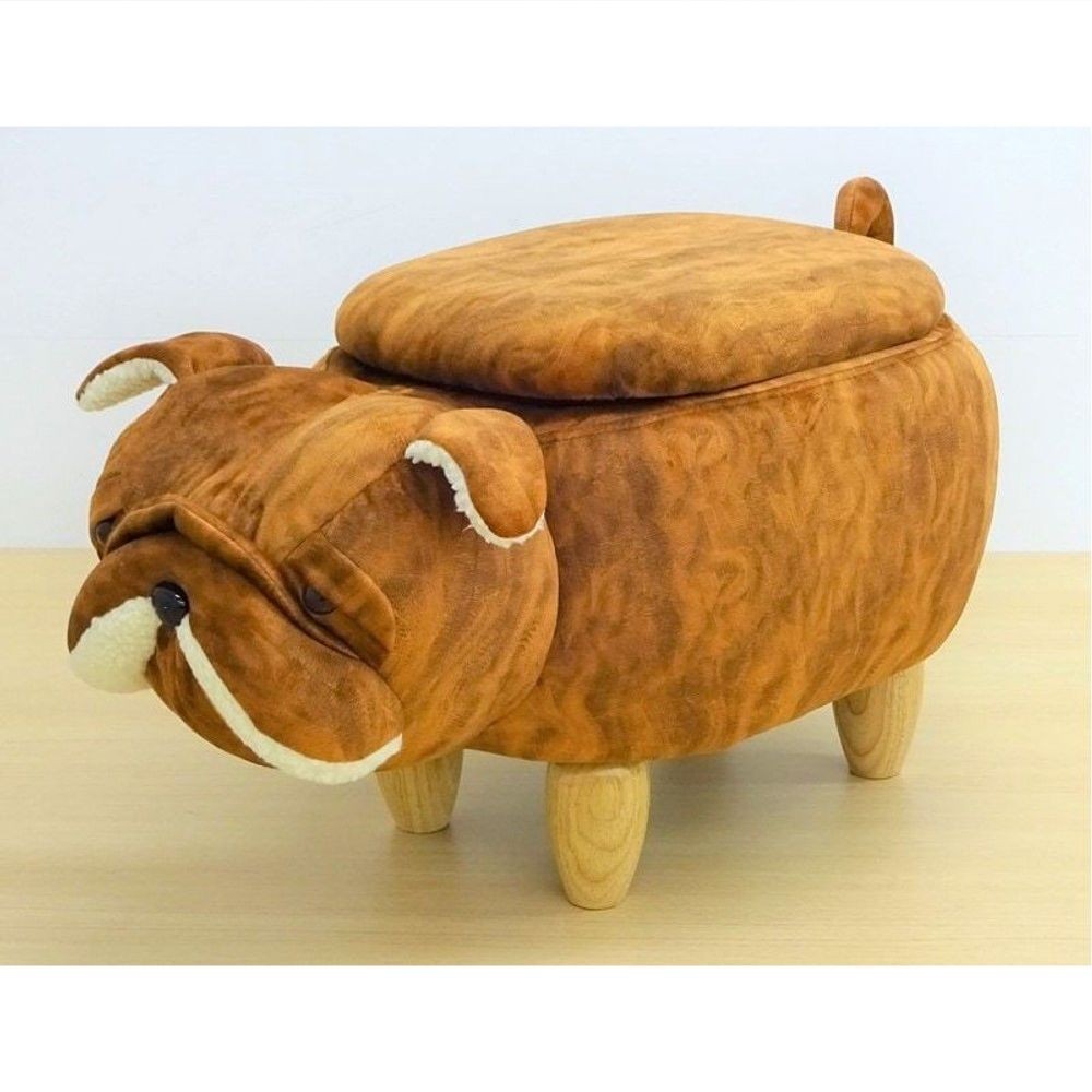 動物スツール収納付　ブルドッグ, その他カラー１, その他サイズ１