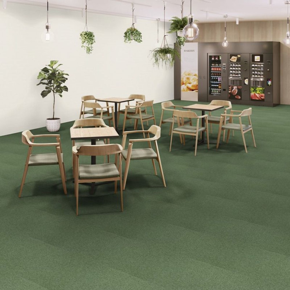 タイルカーペットＴＧ3000ーＨＣ314　グリーン &times;16枚セット, グリーン, 約40&times;40cm