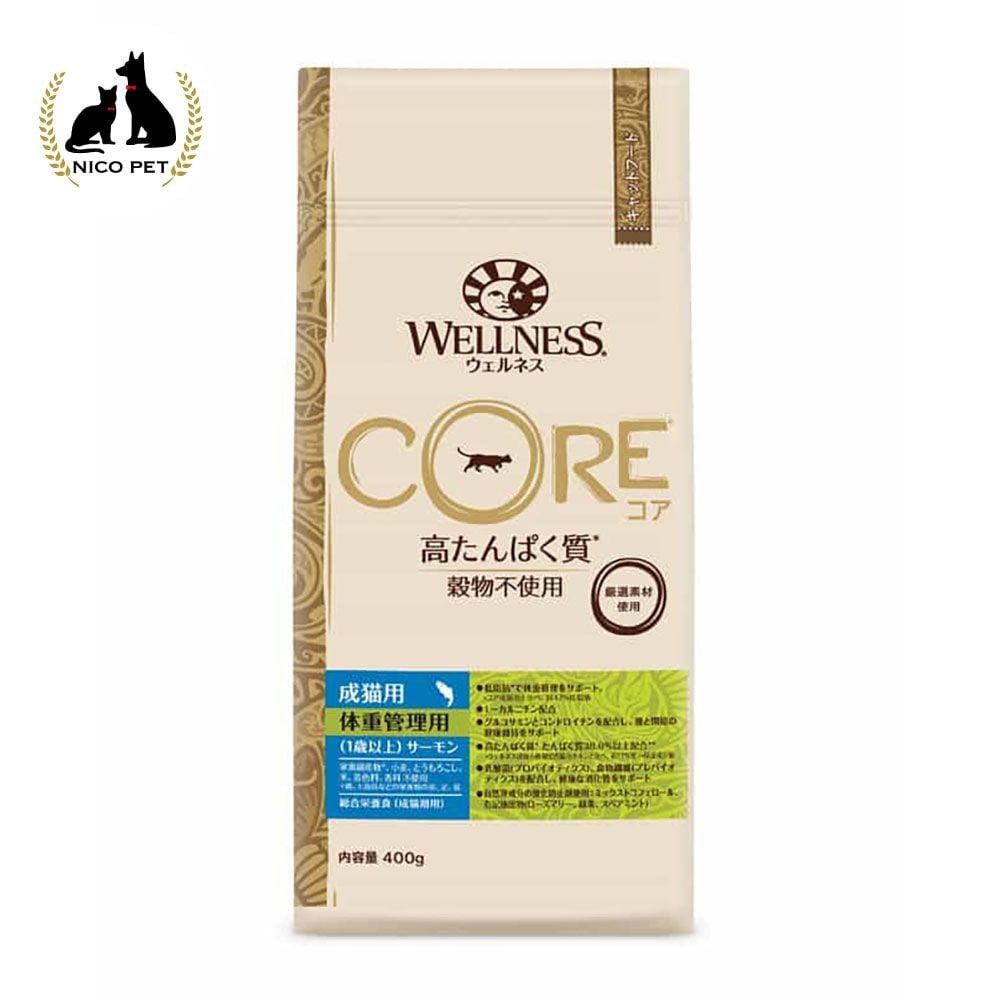 ウェルネスコア 体重管理用 サーモン 400g, 体重管理用, 400g