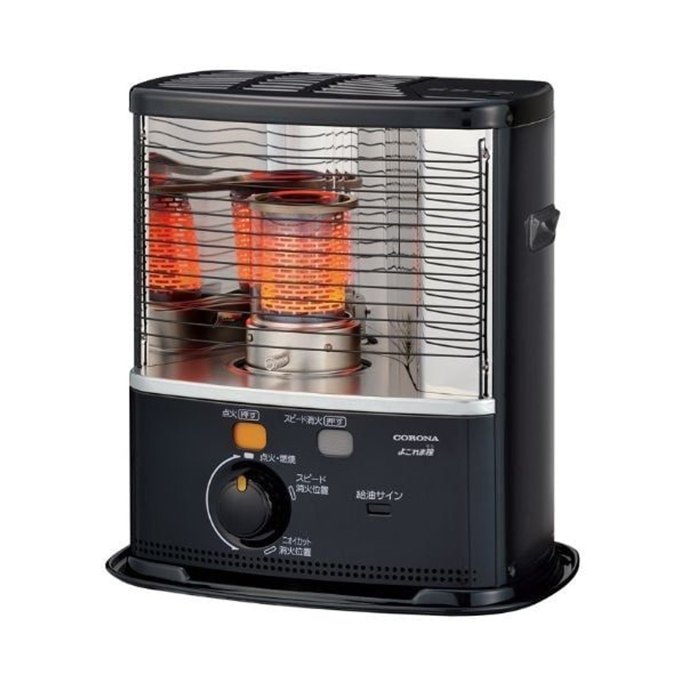 コロナ 石油ストーブ RX-2225Y-HD 木造6畳/コンクリート8畳 ダークグレー, ダークグレー, 幅45.2×奥32.4×高47.5cm