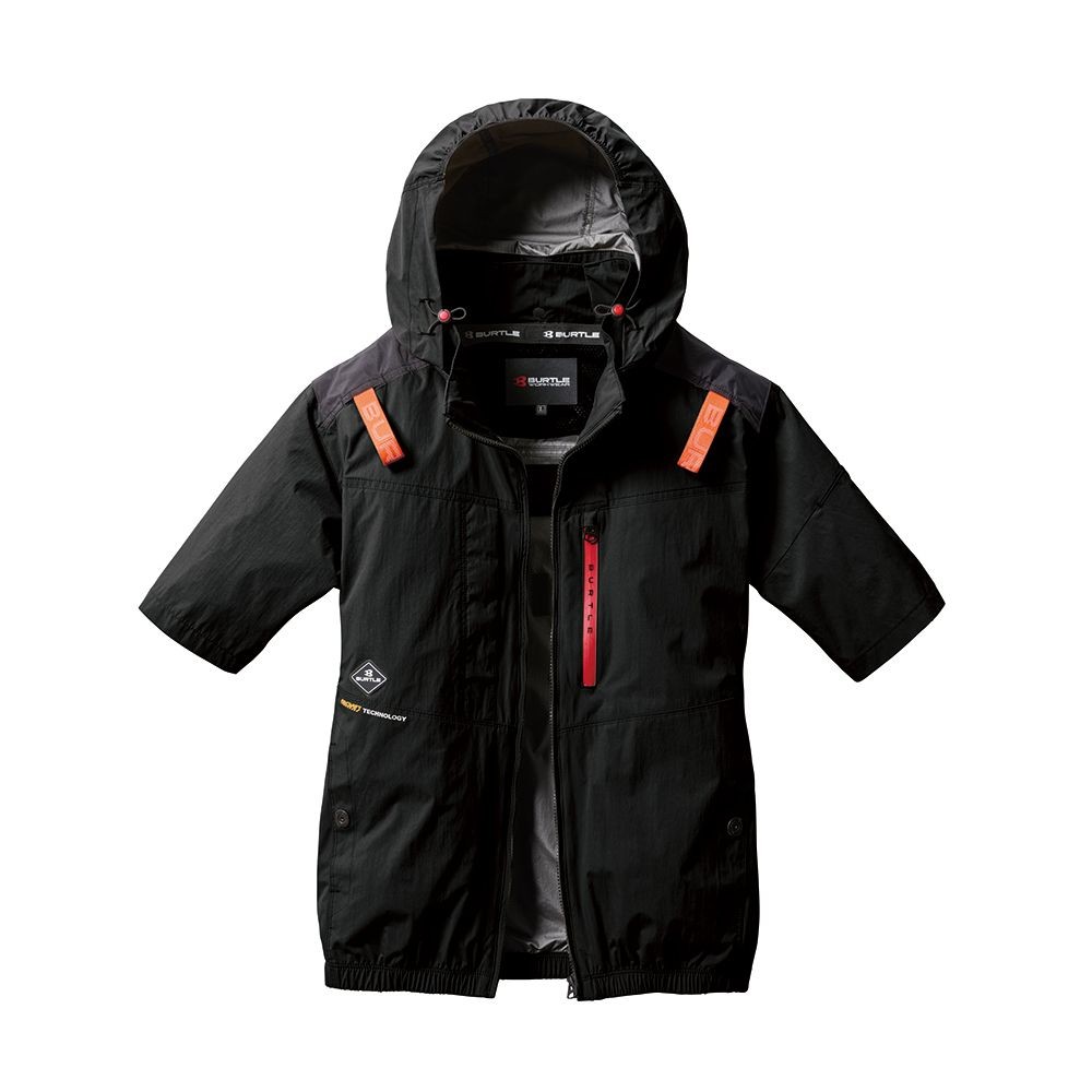 BURTLE AIRCRAFT バートル エアークラフト AC2086 ブラック, ブラック, Mサイズ