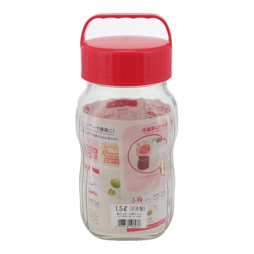 東洋佐々木　漬け上手　小梅ちゃん　1．5Ｌ, クリア, 1.5L