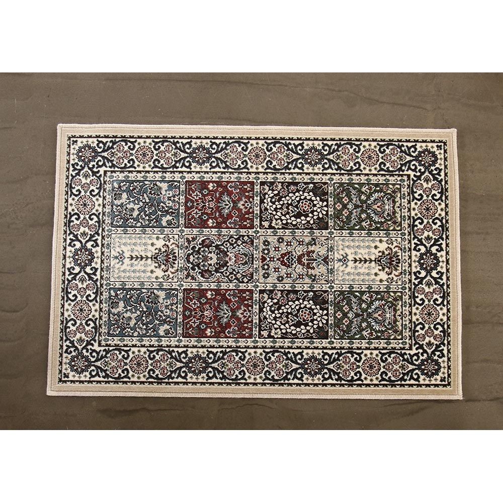 洗える・すべりにくい・抗菌防臭・床暖房対応 70&times;120cm 国産モケットマット MED ベージュ, ベージュ, 70&times;120cm
