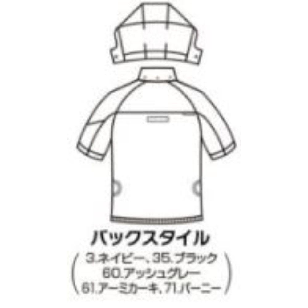 BURTLE AIRCRAFT バートル エアークラフト AC2066 ネイビー, ネイビー, Mサイズ