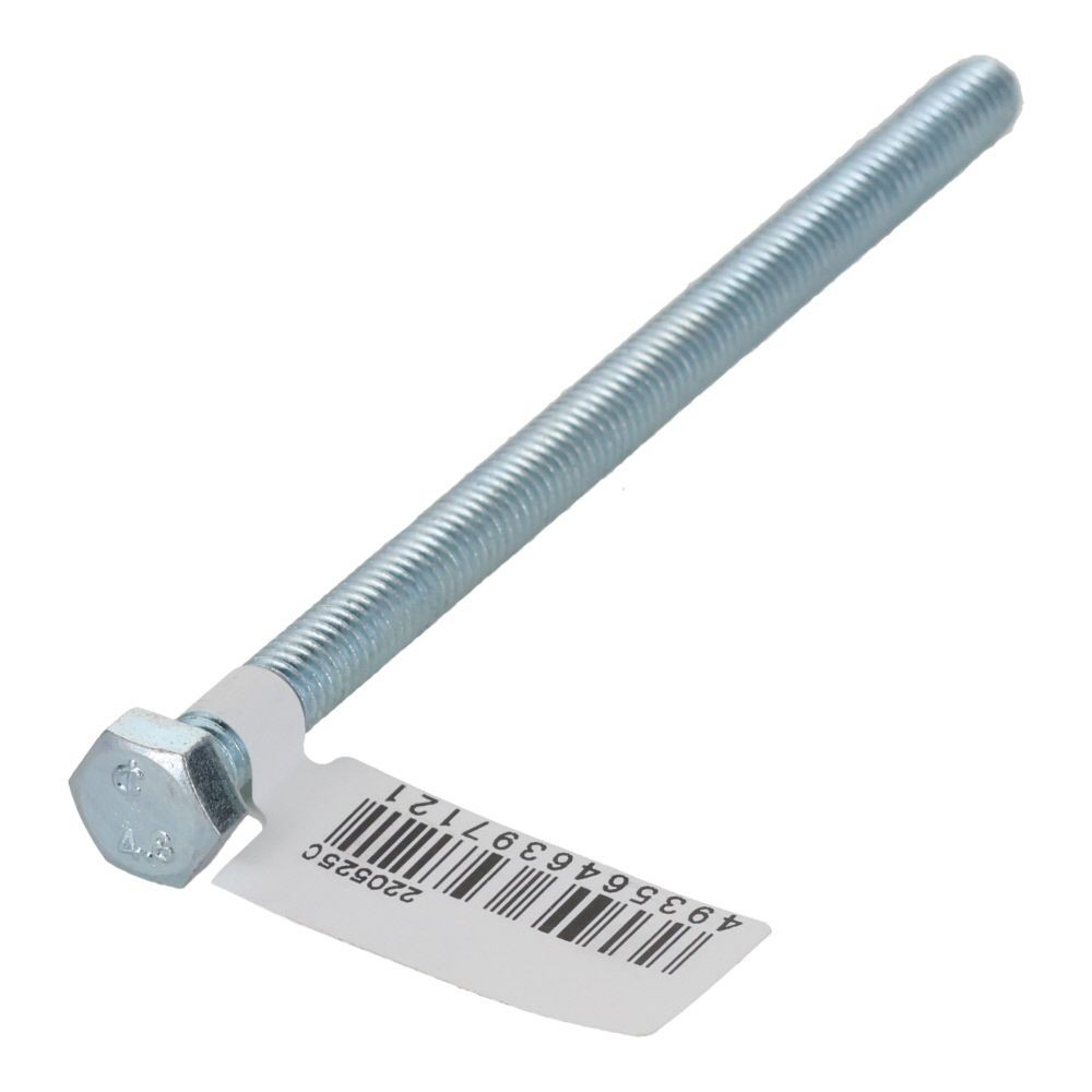 六角ボルト　ユニクロ　全ねじ　Ｍ６&times;１００, 全ねじ, M6&times;100