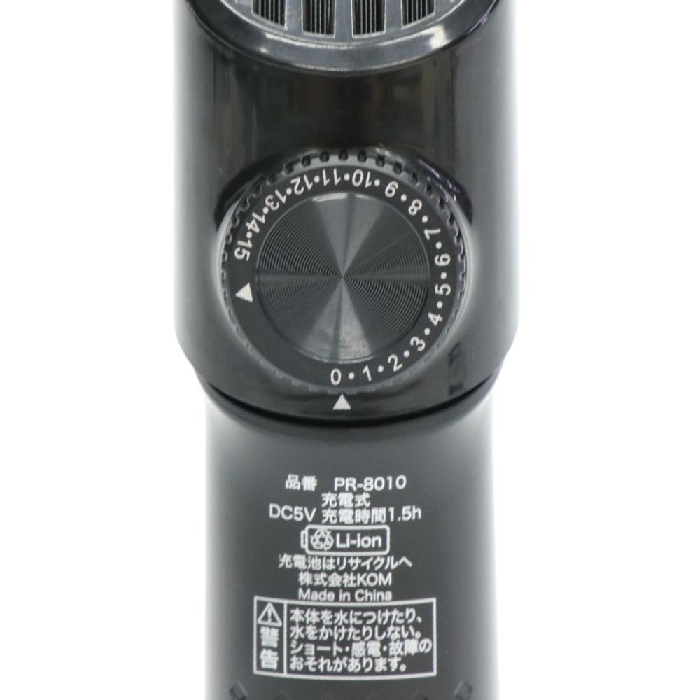 ＳＡＦＦＲＯＮ　ＭＥＮ　充電交流式ヘアトリマー　ＰＲー８０１０, ブラック, PR-8010