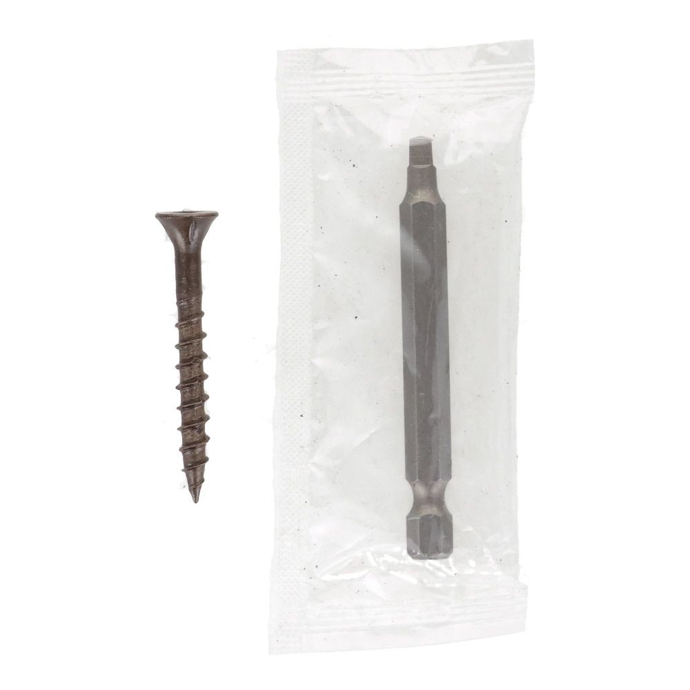 若井産業（WAKAI）　デッキビス 赤箱 ５．５&times;４５ｍｍ ブロンズ, ブロンズ, 100本入り