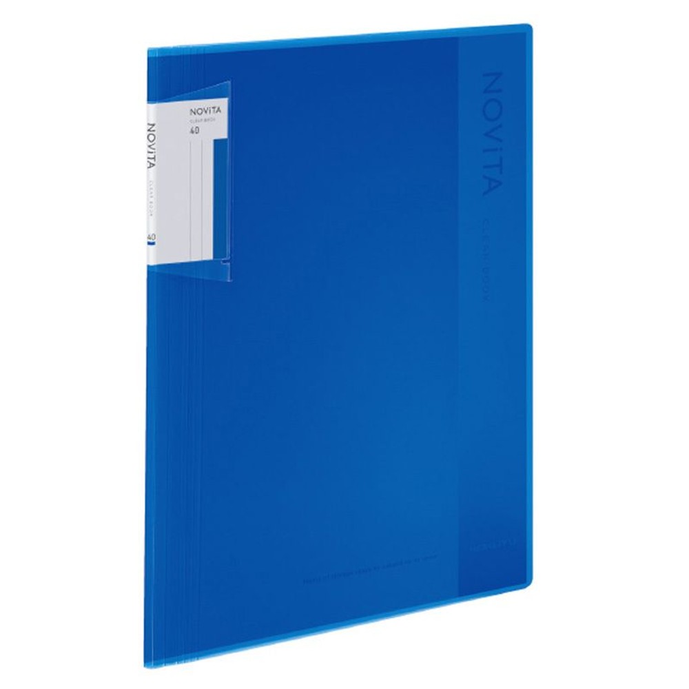 コクヨ　クリヤーブック　ノビータ　Ａ4・40枚, 青, A4縦