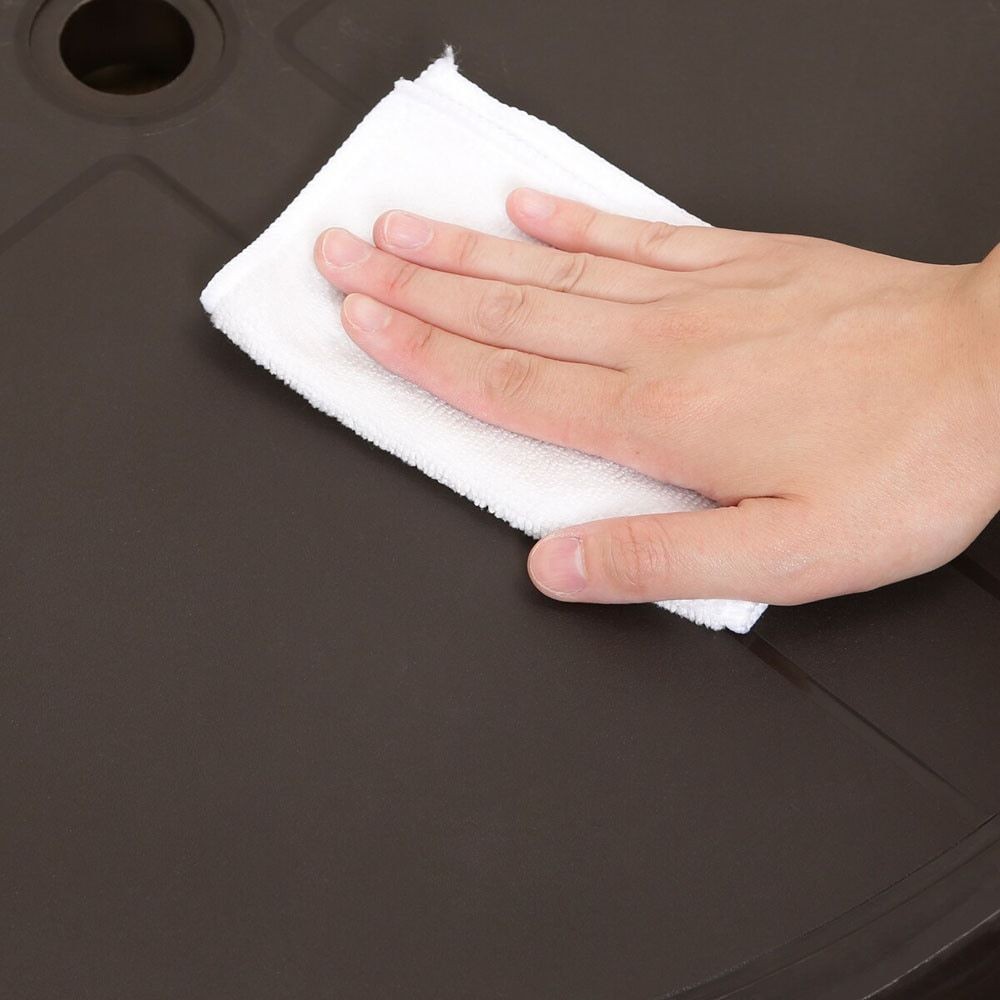 ＰＣ　ラウンドテーブル　アンジェロ　ブラウン（12279）【メーカー直送・代引不可】, ブラウン, 670&times;670