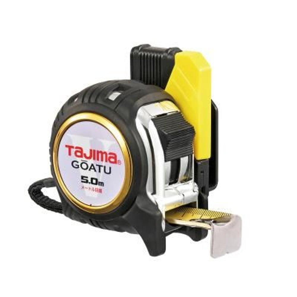 TAJIMA（タジマ）　剛厚G 25mm幅5.0m セフ　GASFGL2550, ブラック, 5m