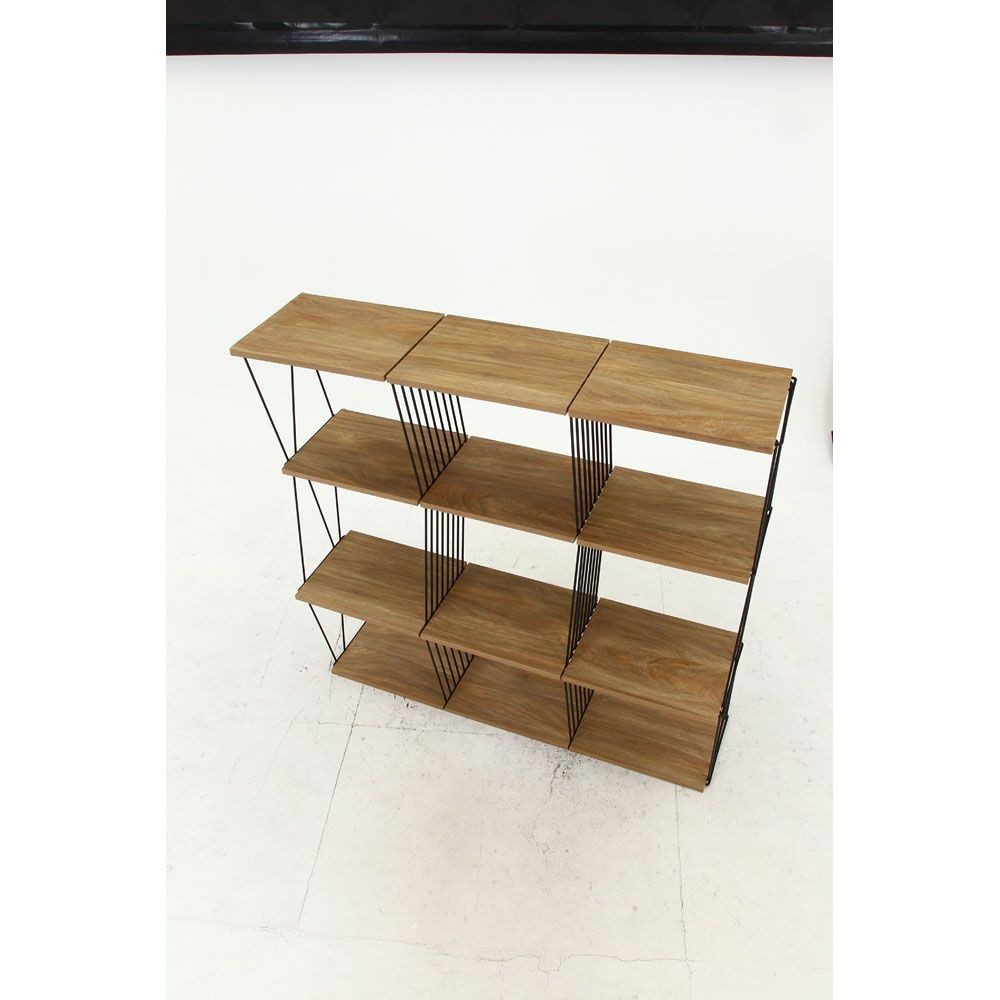 不二貿易 ＥＺＢＯ　ワイヤーディスプレイラック　ＮＡ【メーカー直送・代引不可】, ナチュラル, 幅1184mm&times;奥行404mm&times;高さ1175mm