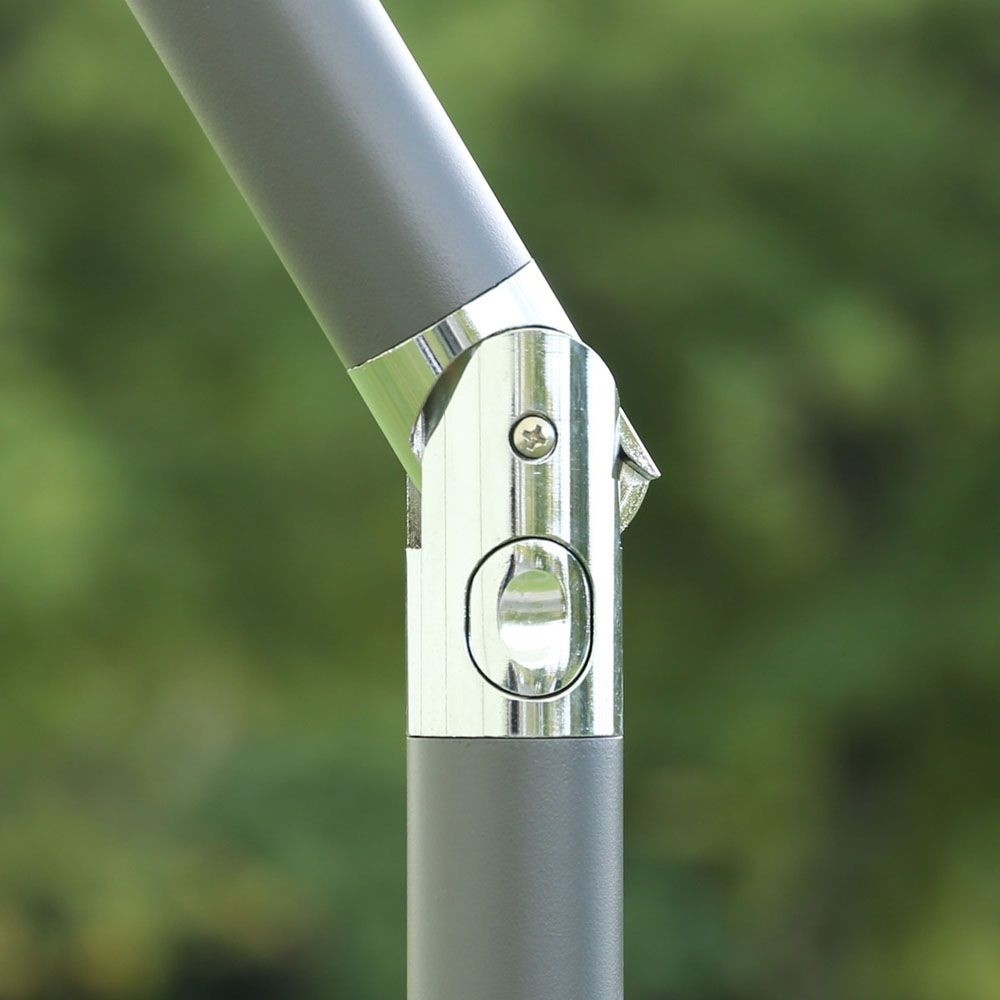 不二貿易  アルミパラソル　240ｃｍ, ブラウン, パラソル直径約240cm