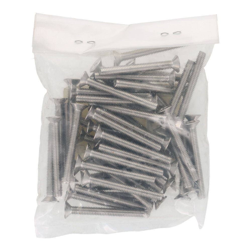 ＯＨＳＡＴＯ　ステンレス　小ねじ　皿　Ｍ４&times;３５　５０入, ステンレス, 50個入り