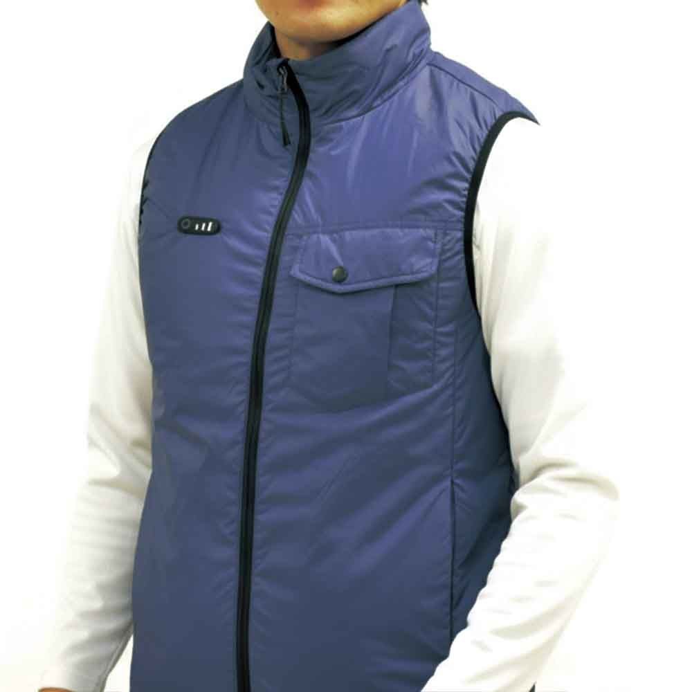 【2025年モデル】インナー３ヒーターベスト　ネイビー, ネイビー, Mサイズ