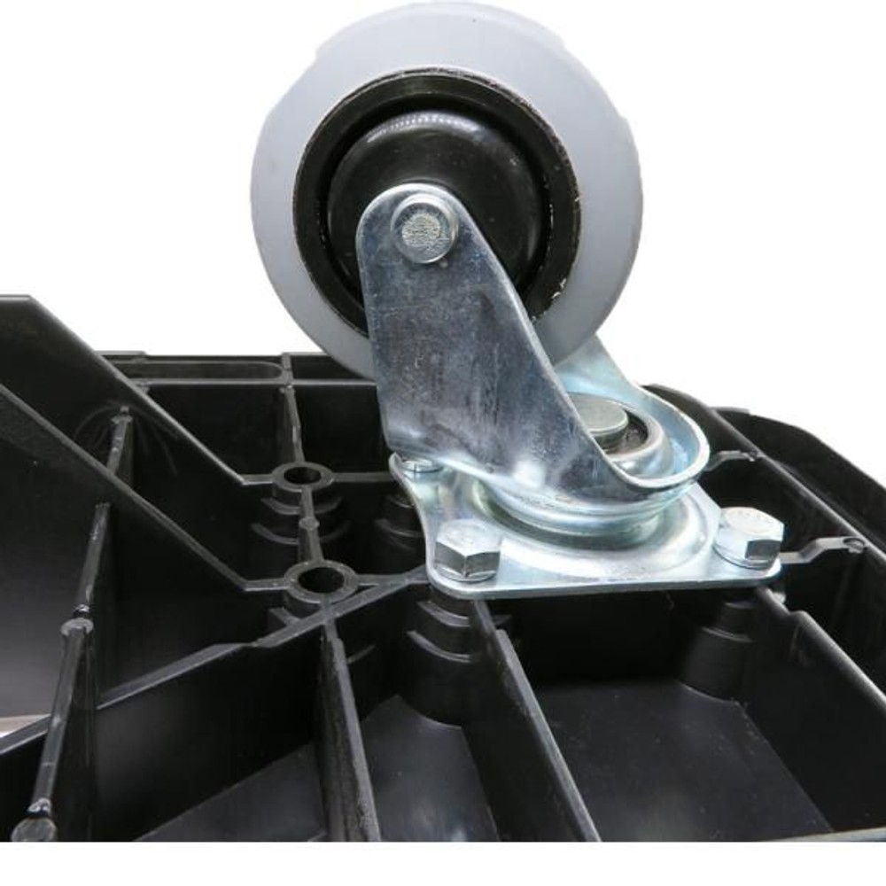 前後左右連結できる台車 幅70&times;奥行50cm, 黒, 幅70&times;奥行50cm