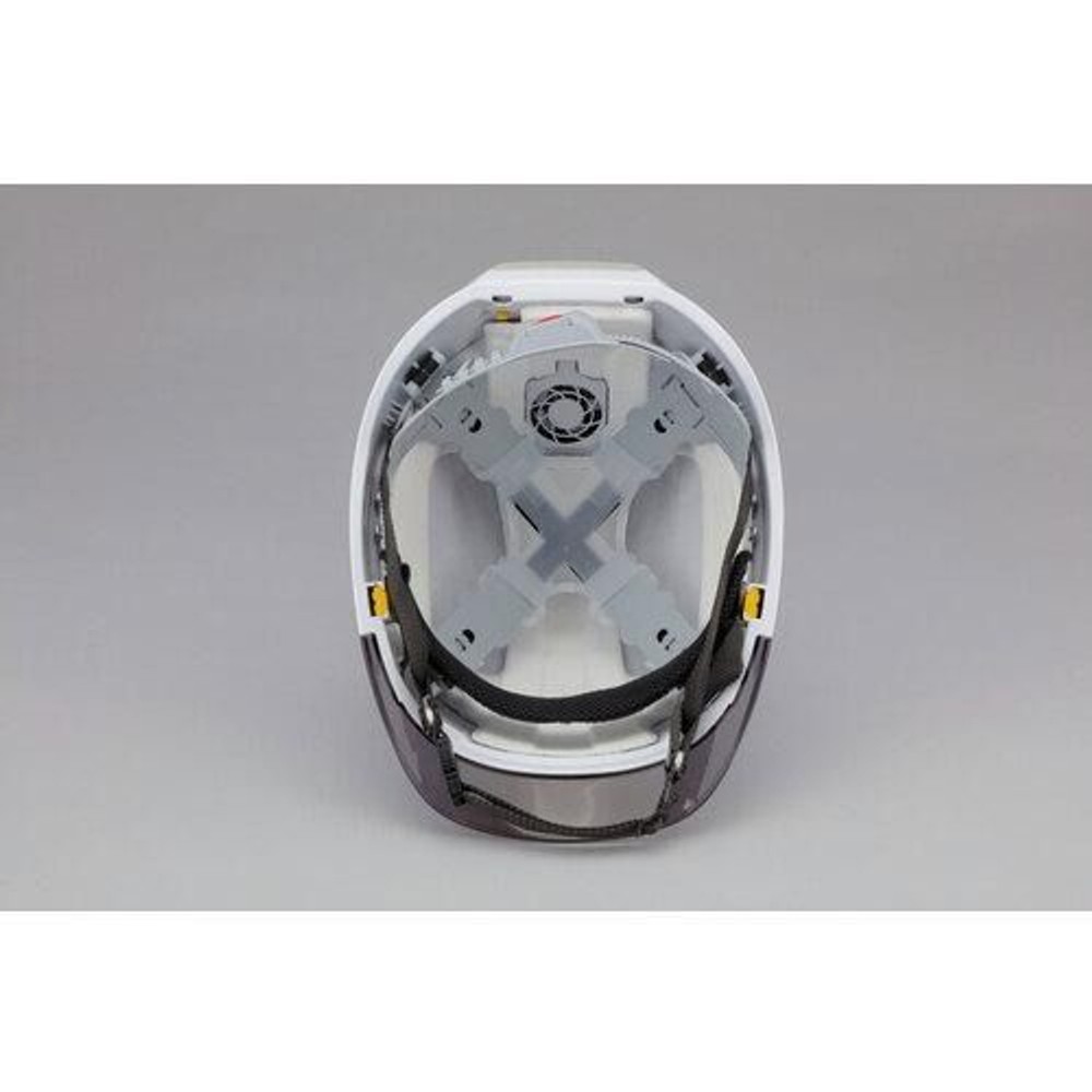 TOYO 送風機内蔵ヘルメット NO.395F-C, 白, 頭囲(cm)：53?62