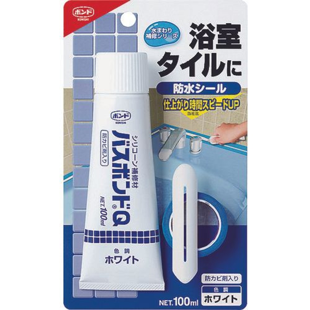 コニシ ボンド バスボンドQ 100ml, ホワイト, 100ml