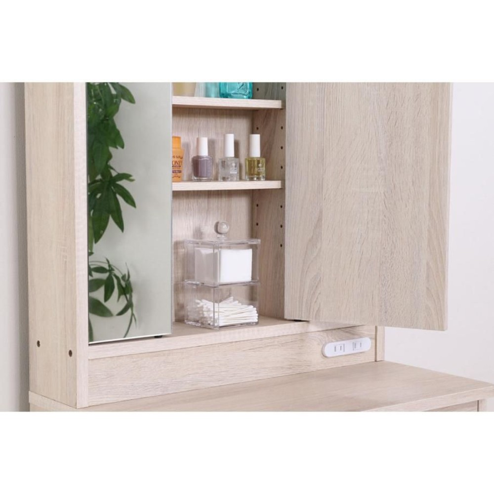 不二貿易  ＰＳコスメ収納　蓋つき小物入れ 【メーカー直送 代引不可】, クリア, 2段