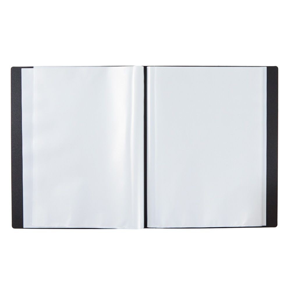 クリアブックスタンダードＡ4 60ポケット, ブラック, 60ポケット