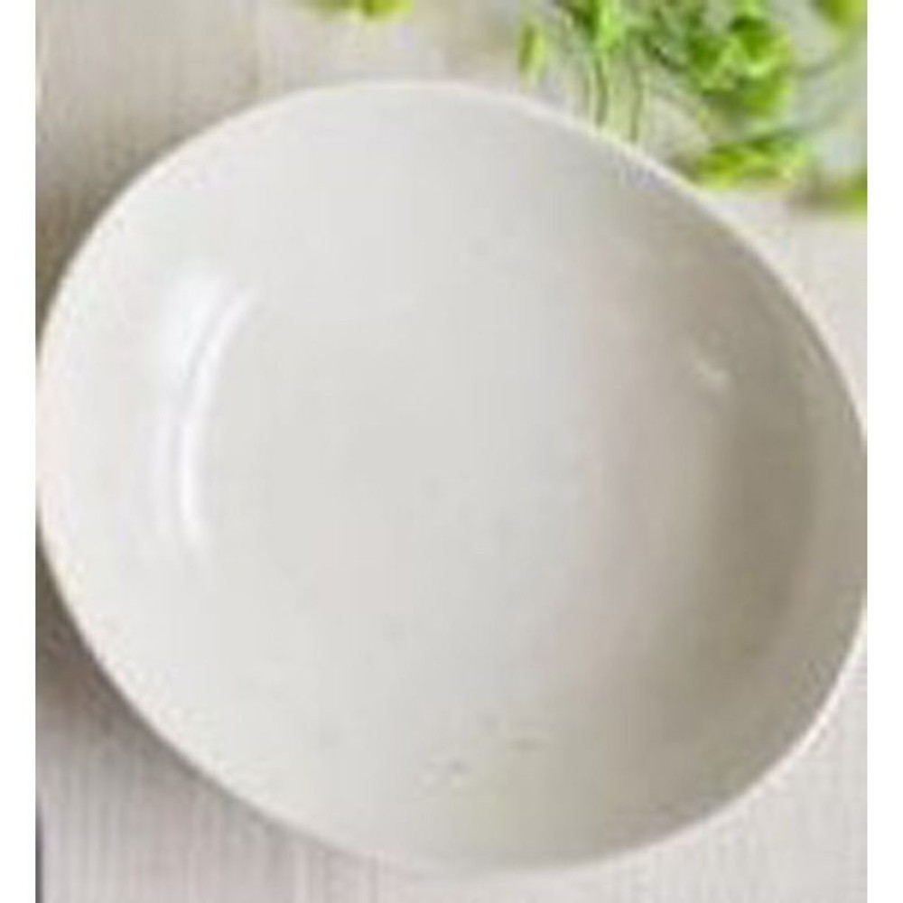 楕円深皿　均窯粉引, その他カラー１, その他サイズ１