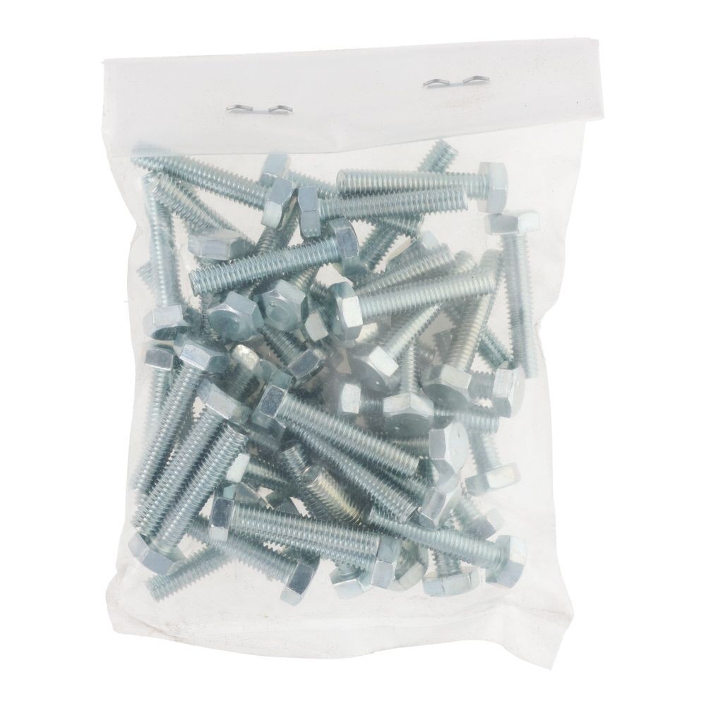 ユニクロ　六角ボルト　Ｍ４&times;２０　５０入, ボルト, 50個入り