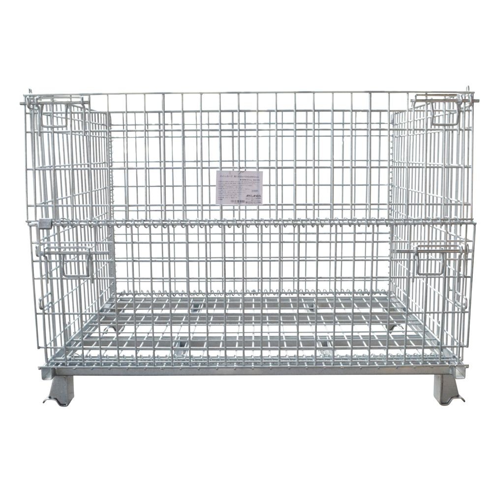 メッシュカーゴ　１２００ｘ１０００ｘ８９０, シルバー, 1200&times;1000&times;890mm