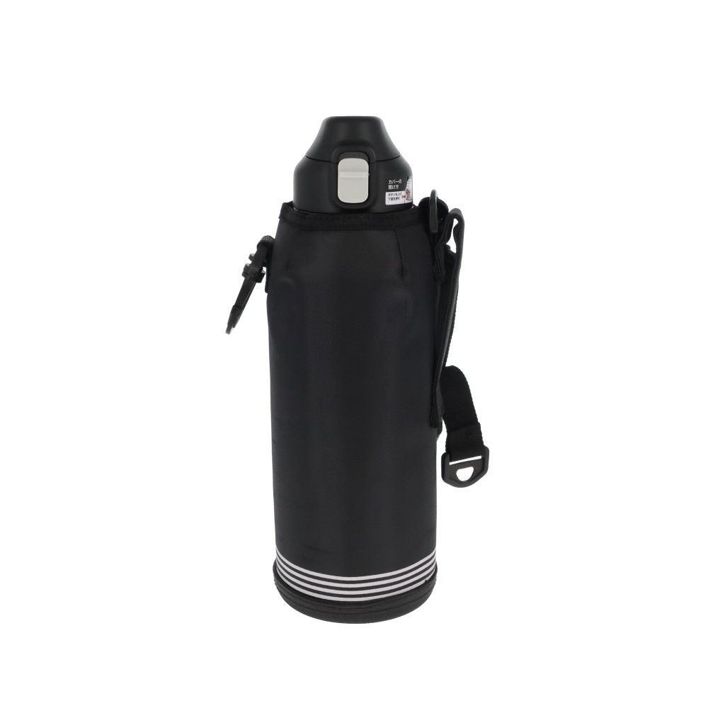 WIZ'A ウィザ　ワンタッチ栓ダイレクトボトル　ポーチ付き　１．５L, ブラック, 1.5L