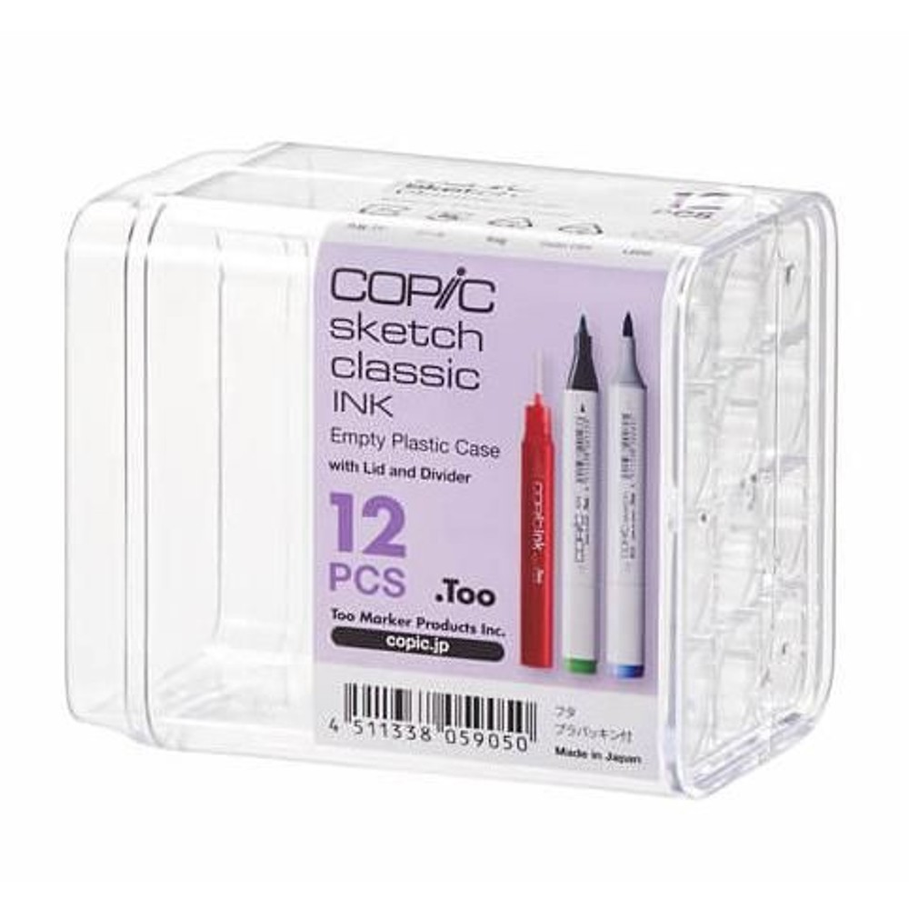コピック（スケッチ・クラシック・コピックインク）共通プラケース12 本用 11510012