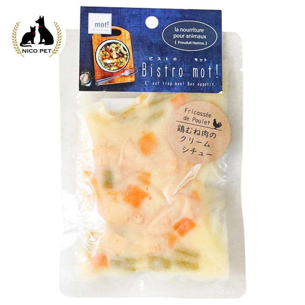 Bistro mot！ 鶏胸肉のクリームシチュー 80g, 鶏胸肉のクリームシチュー, 80g