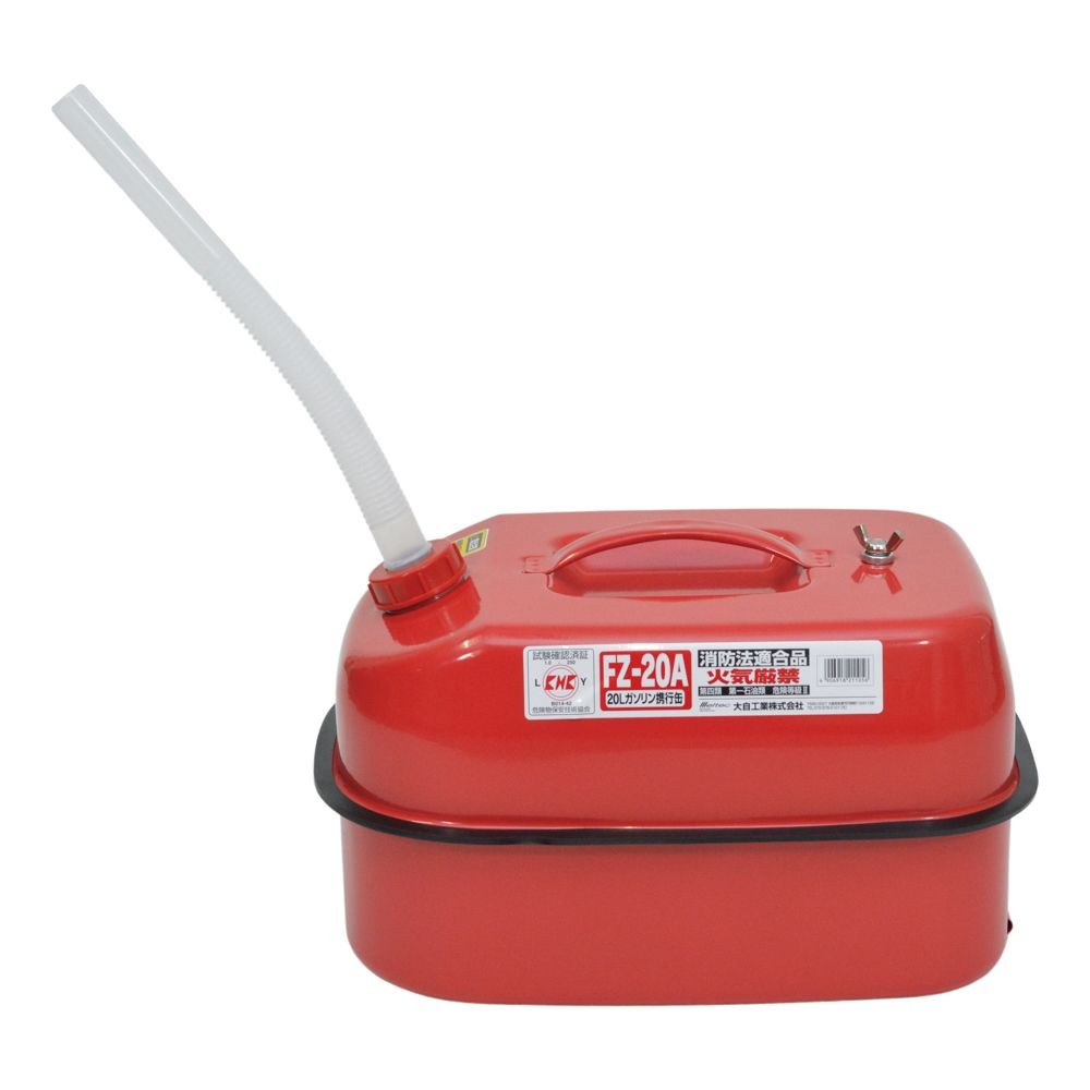 大自工業 ガソリン携行缶, 赤（5.0L）, 5.0L