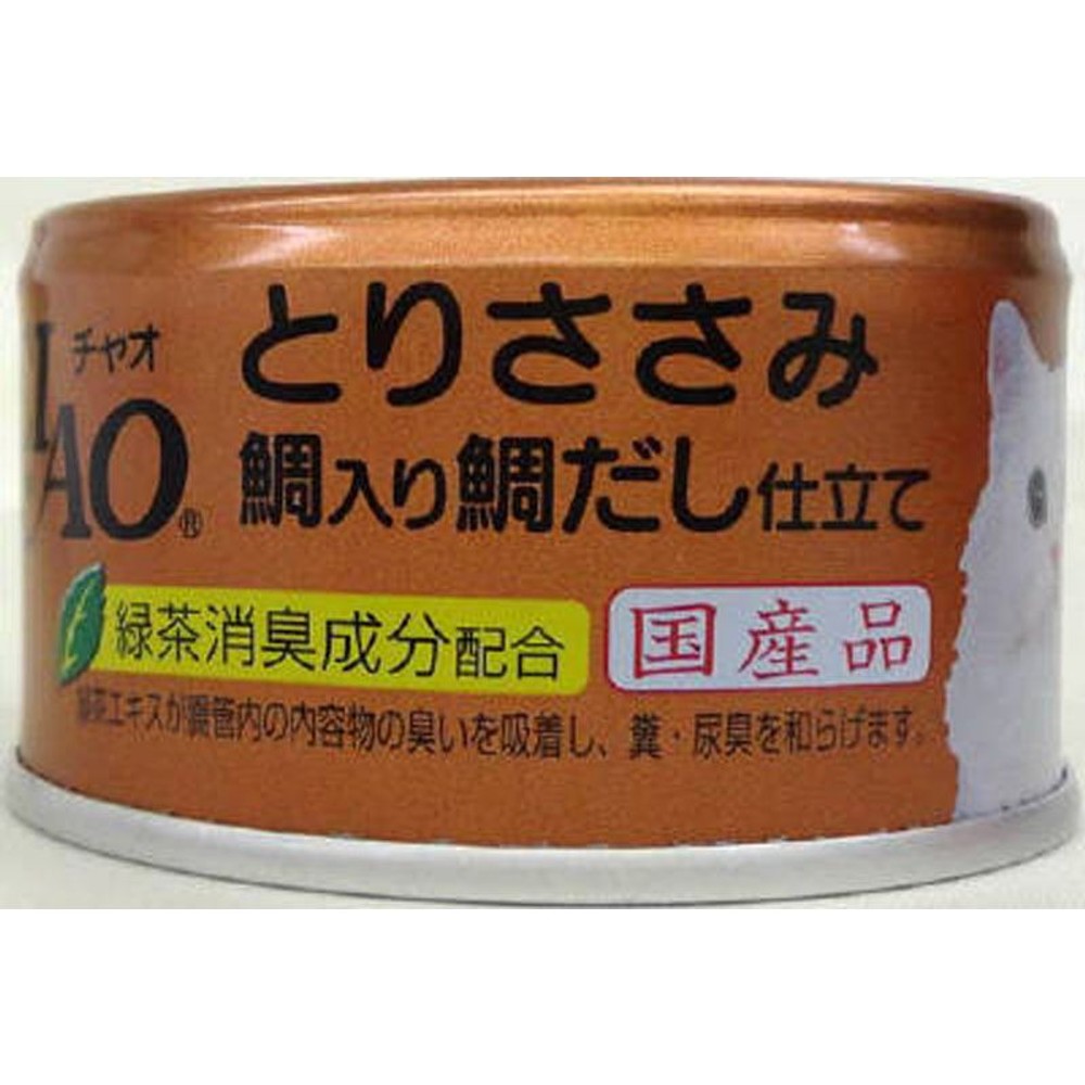 チャオ　とりささみ　鯛入り　鯛だし仕立て　85ｇ, 鯛入り 鯛だし仕立て, 85g