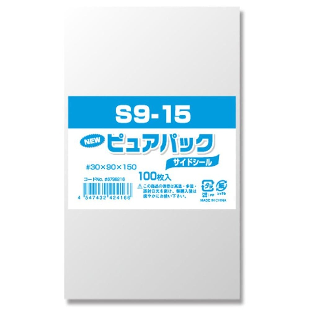 ＯＰＰ袋　ピュアパック, 透明（40&times;80）, 40&times;80mm