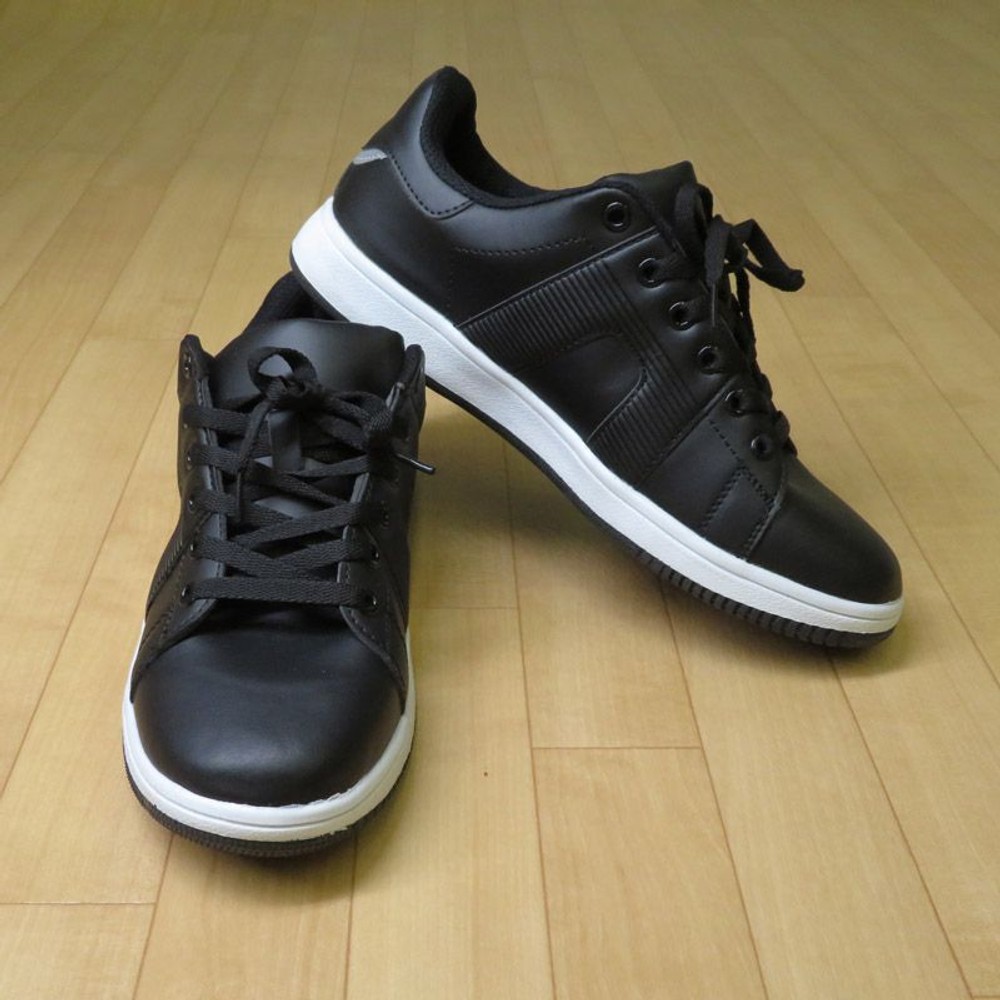 反射付ワーキングシューズ　002Ｈ, BK(28.0), 28.0cm