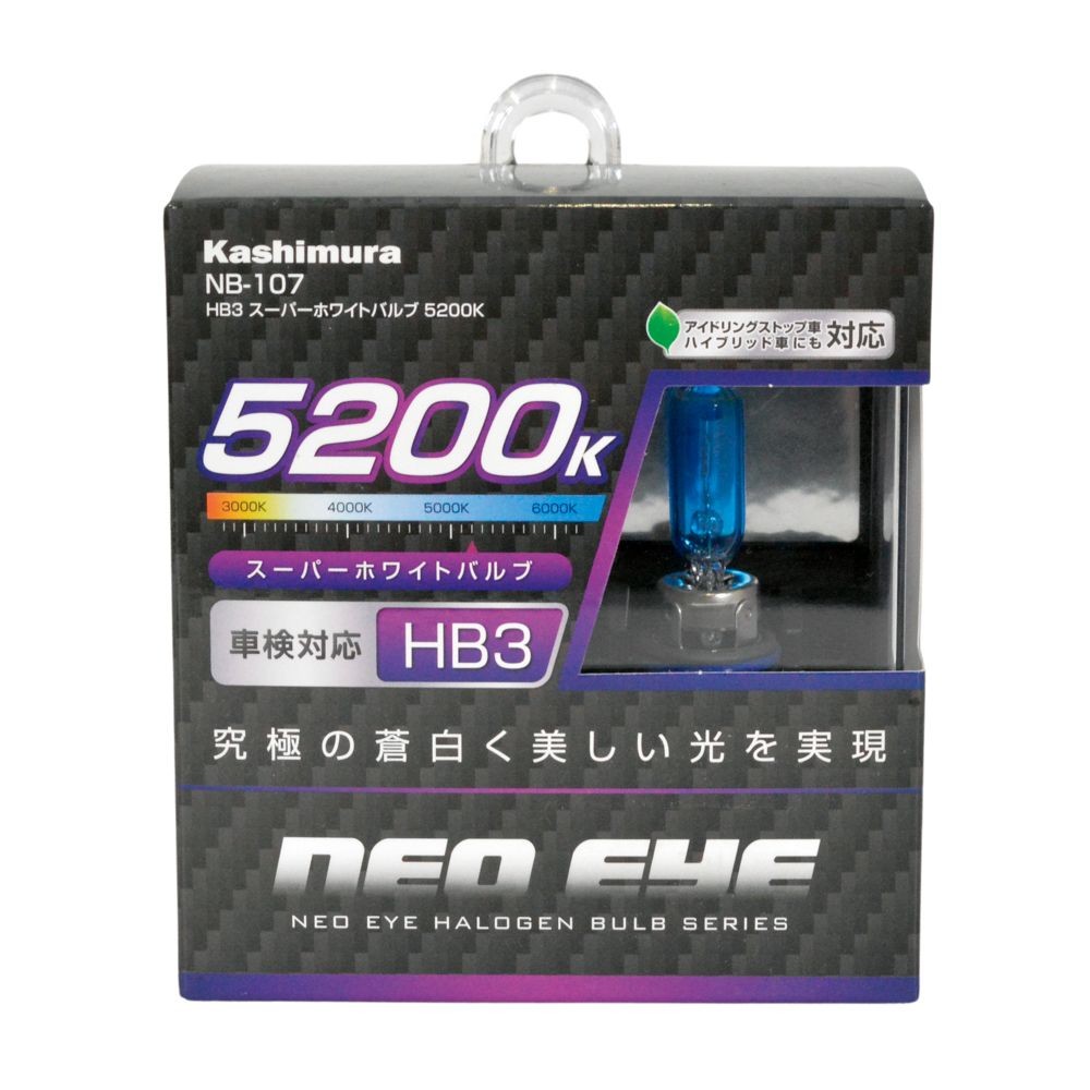 ＨＢ3スーパーホワイトバルブ5200ＫＮＢー107, 色温度：5200K, NB-107