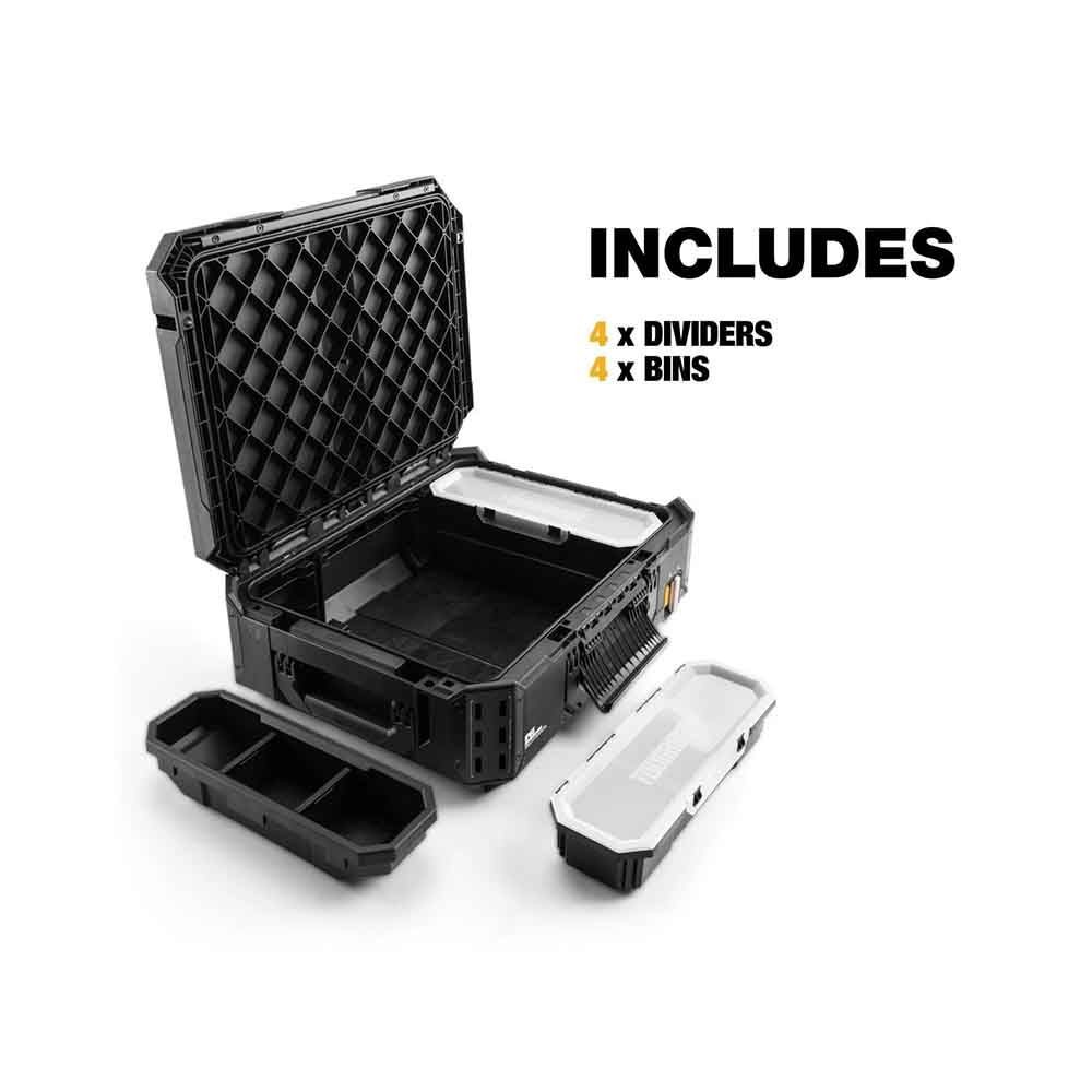 【数量限定】TOUGHBUILT（タフビルト）STACK TECH(スタックテック) 　ツールボックス30, ブラック, TB-B1-B-30