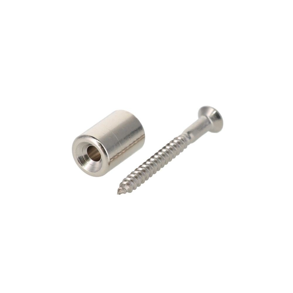 タナダボ　ネジドメ　９ｍｍ　４個, シルバー, 4個入り