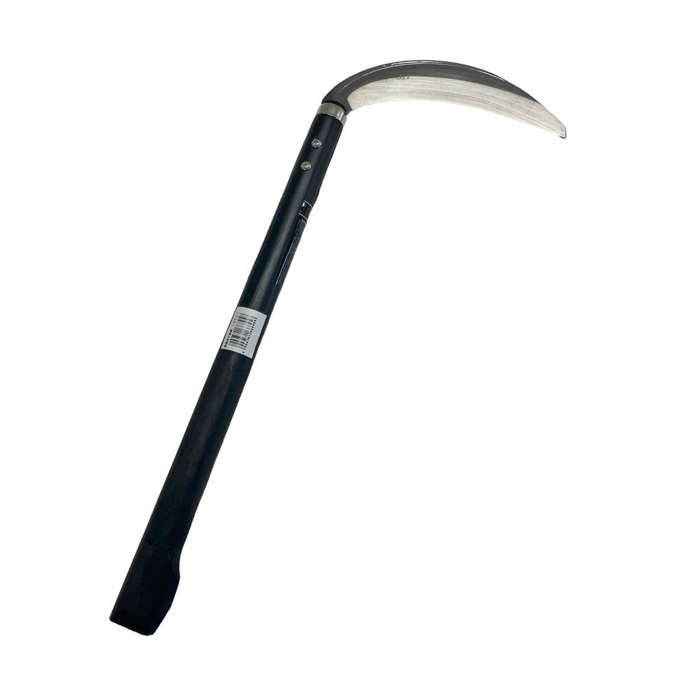 黒無双 中厚鎌 クロマックス鋼 １９５ｍｍ 荒草刈用, 中厚鎌, 幅190mm&times;奥行460mm&times;高さ24mm