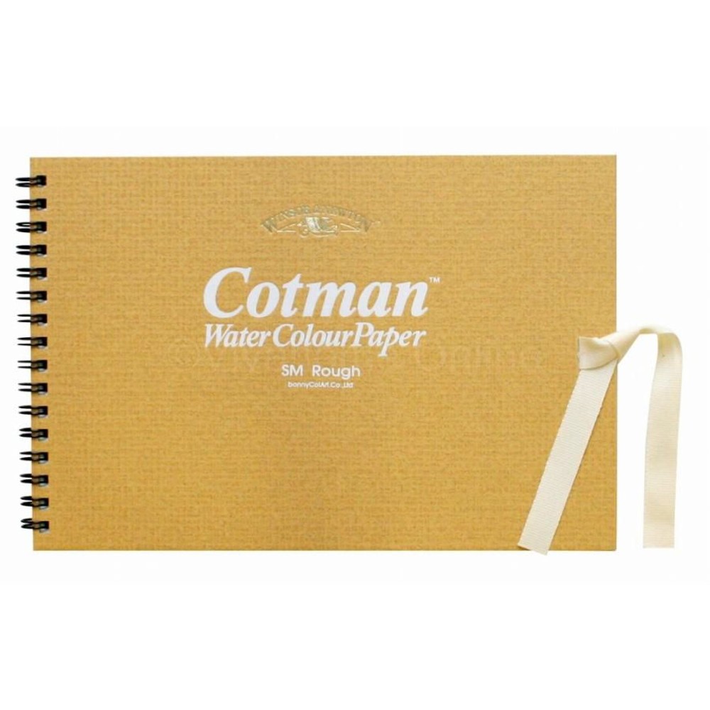 ウィンザー＆ニュートン コットマン スケッチブック アラメ SM 227x158mm, 粗目, SM